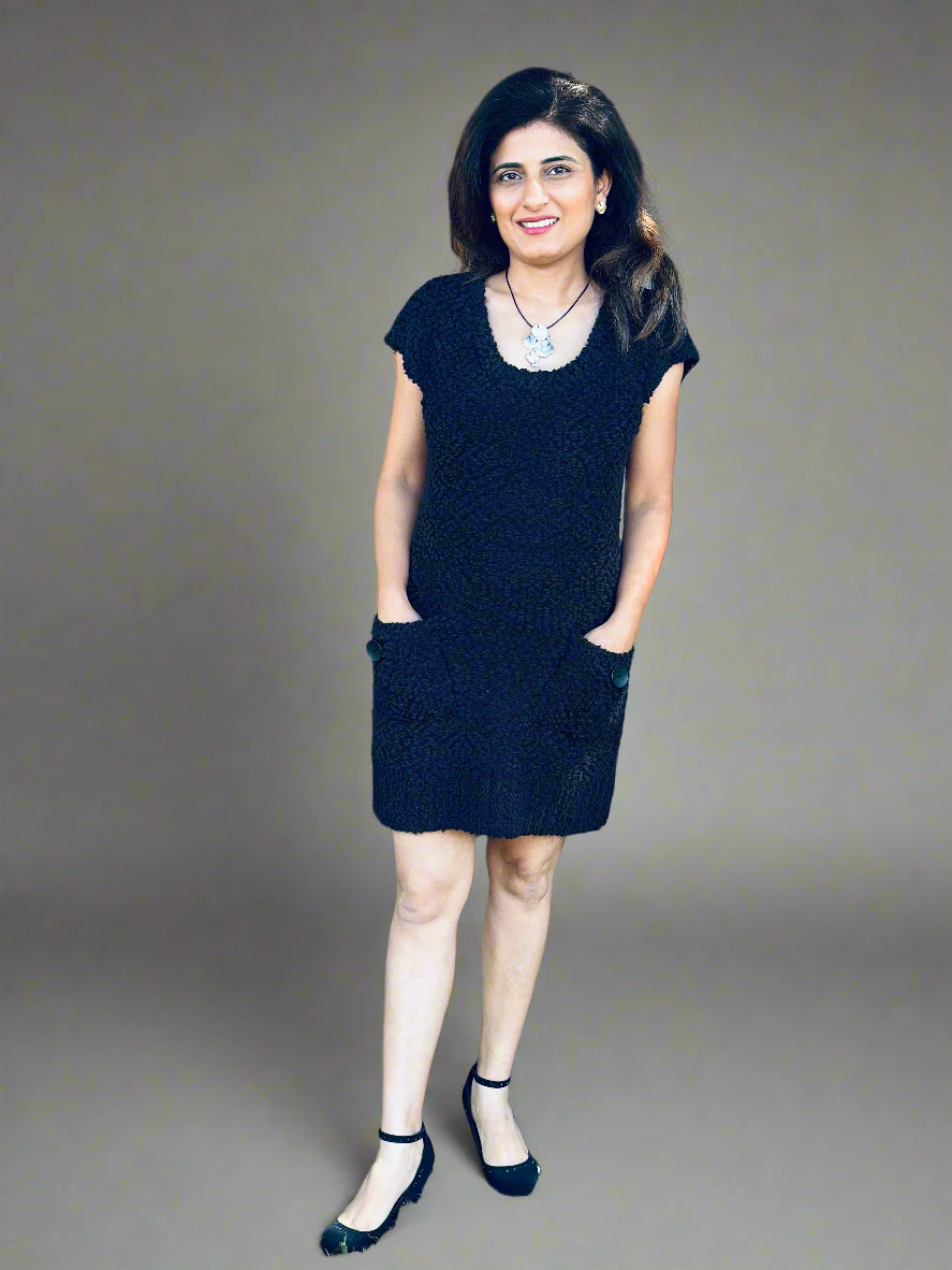 Cap Sleeves Dress