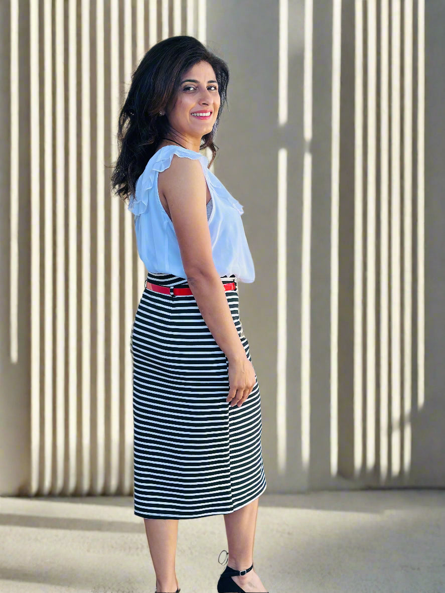 Pin Stripe Skirt