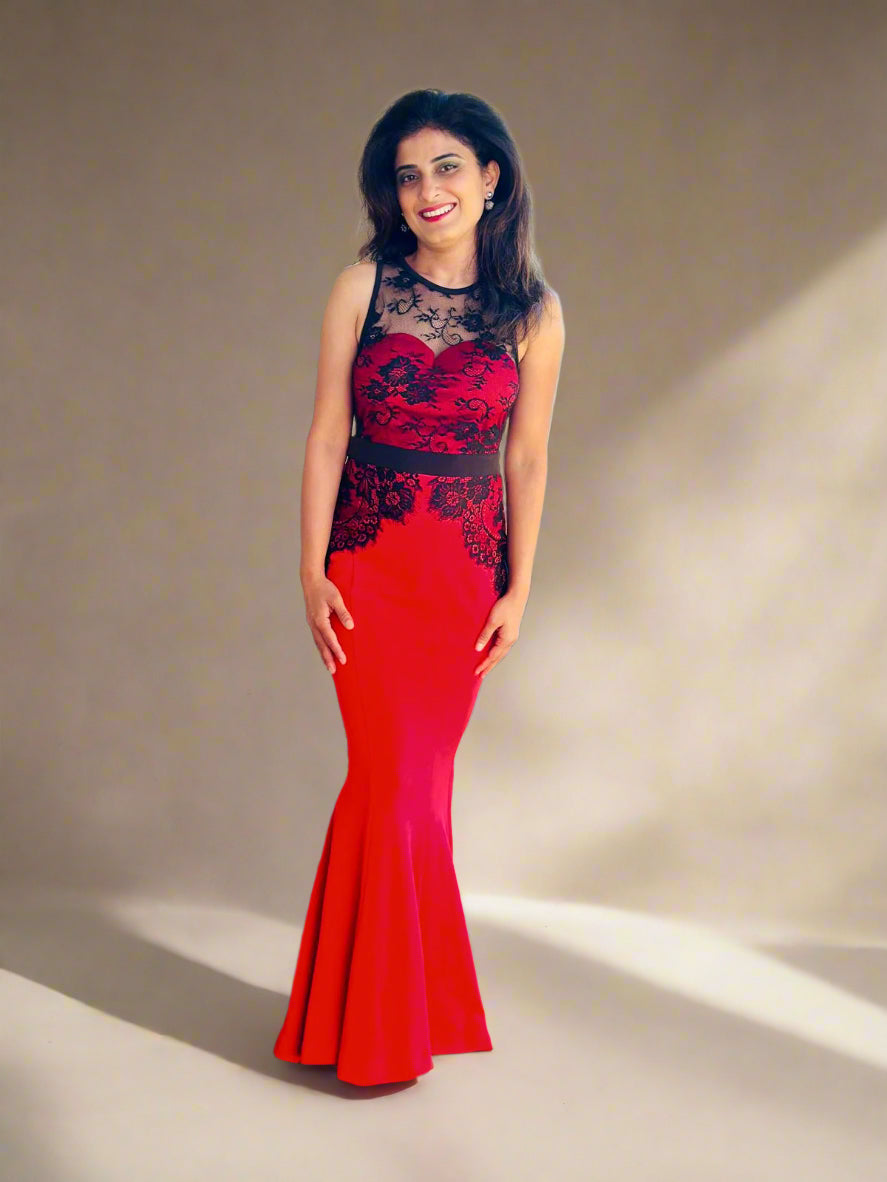 Red Sleeveless Dress